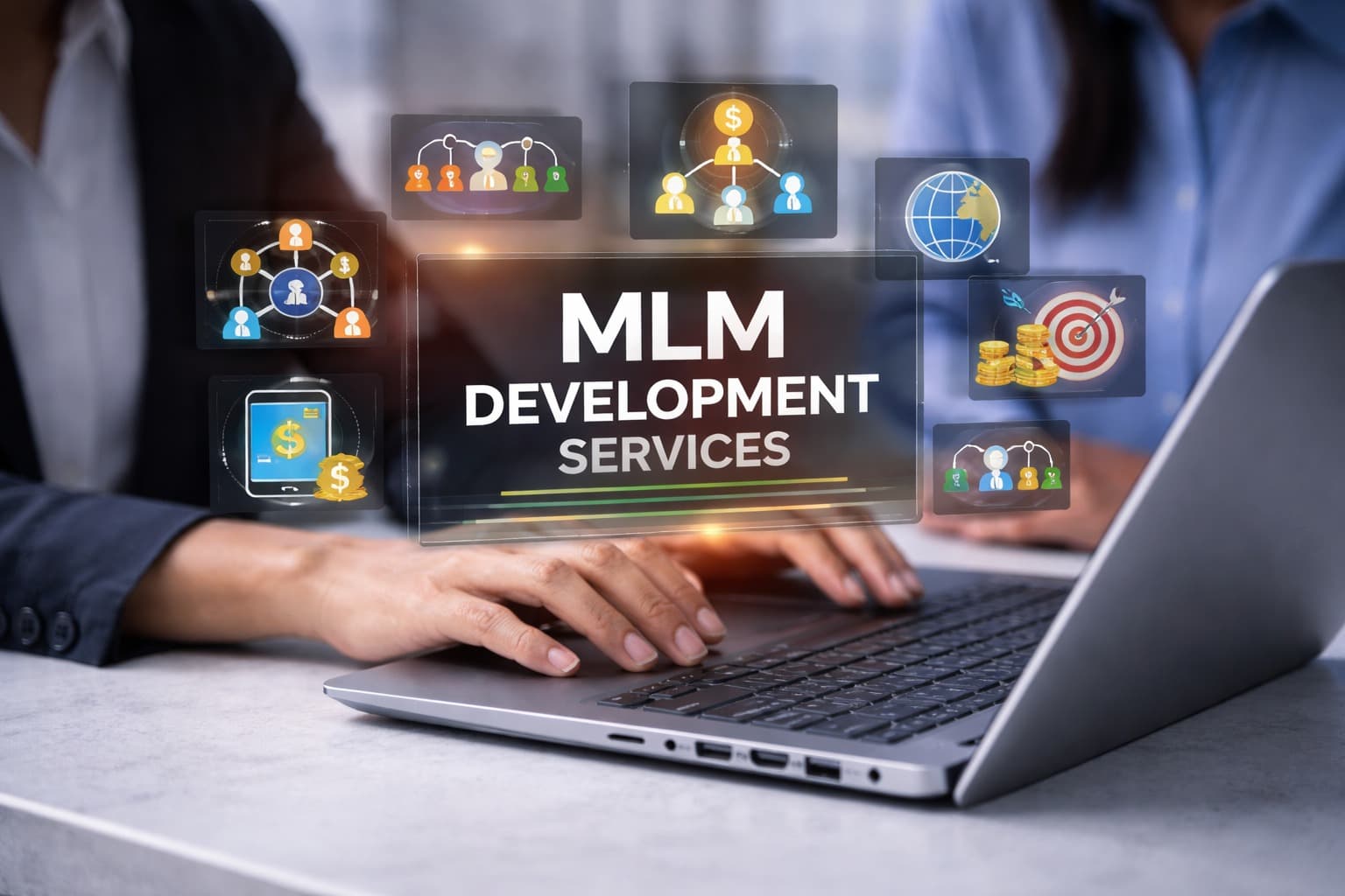web mlm software illustration